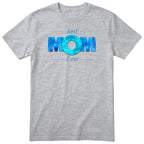 Best Mom Ever blue design t-shirt - heather grey