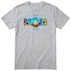 Best Mom Ever Blue Sunflower - Heather Grey