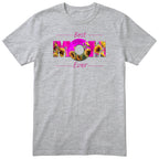 Best Mom Ever Pink Sunflower - Heather Grey