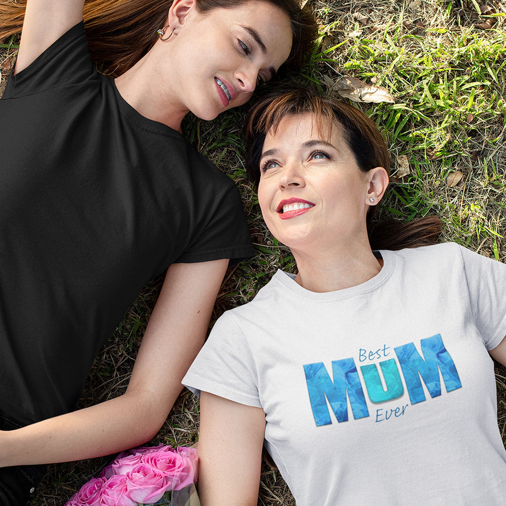 Best Mum Ever Blue - Mother's Day T-Shirt for Her - lifestyle photo 4 of 4