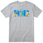 Best Mum Ever Blue Floral - Heather Grey