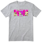 Best Mum Ever Pink Floral - Heather Grey