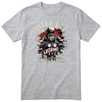 Biker Dad Legend Red Motorcycle T-Shirt - Heather Grey
