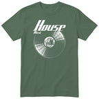 Olive House Music Vinyl Records t-shirt - vinyl record print, gift for DJs and house music fans, GitGraf