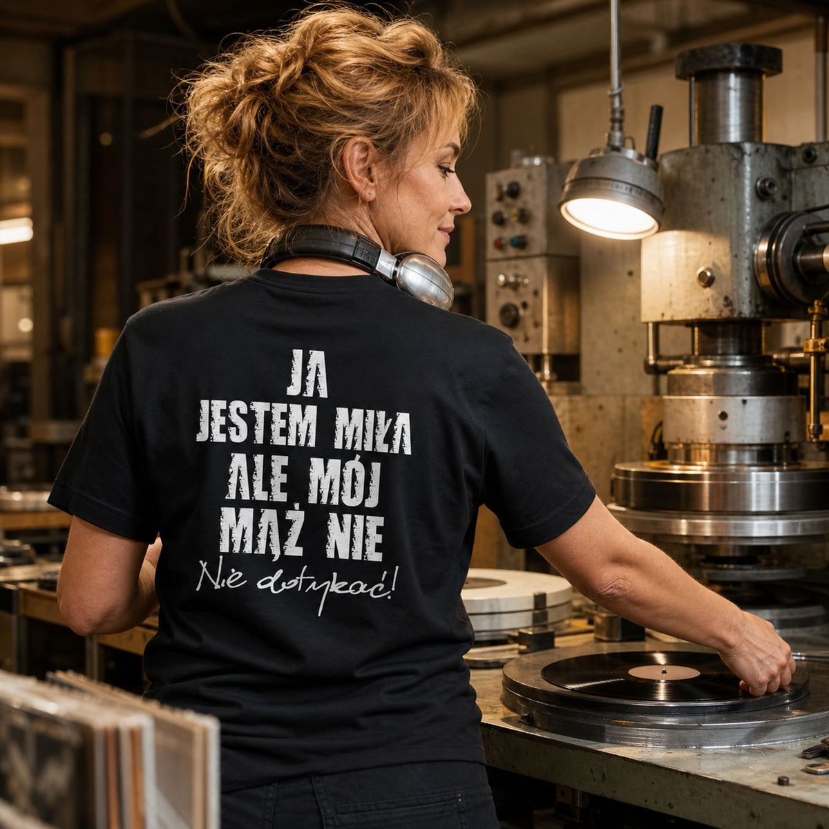Ja Jestem Miła Ale Mój Mąż Nie - Koszulka dla Żony
