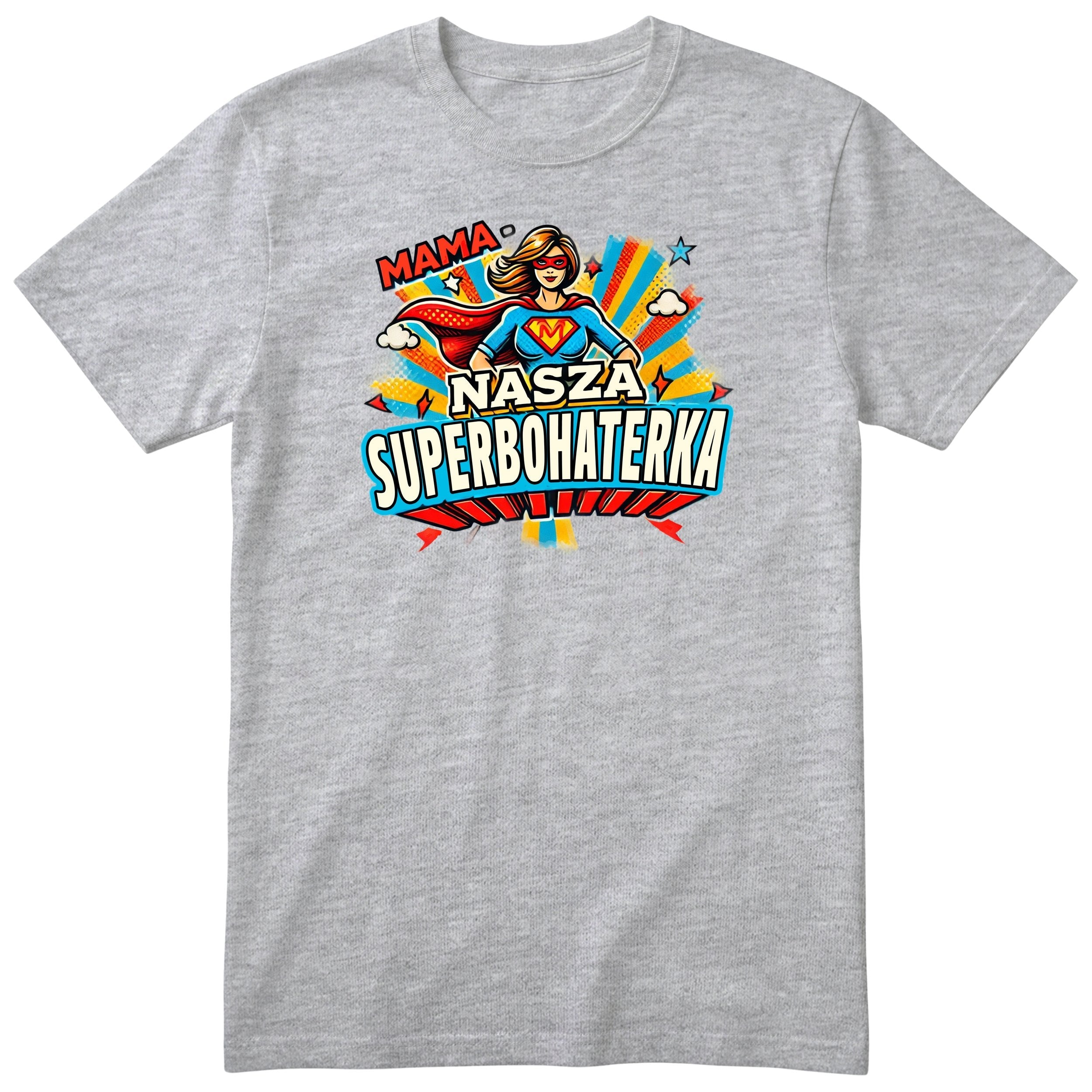 Koszulka szara - Mama Superbohaterka