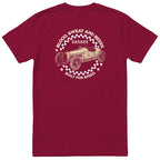 Blood Sweat and Beers Garage tee burgundy back