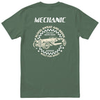 Mechanic Live Fast Drive Hard tee olive back