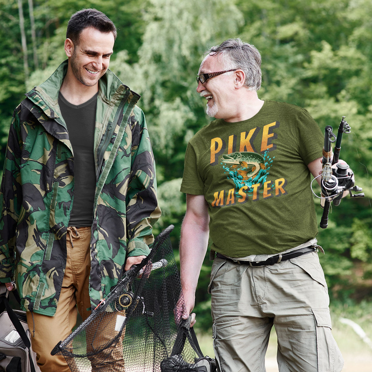 Pike Master T-Shirt - Pike Fishing Gift for Him - lifestyle photo 4 of 4