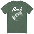 Olive Rock Music Vinyl Records t-shirt - vinyl record print, gift for rock fans, GitGraf