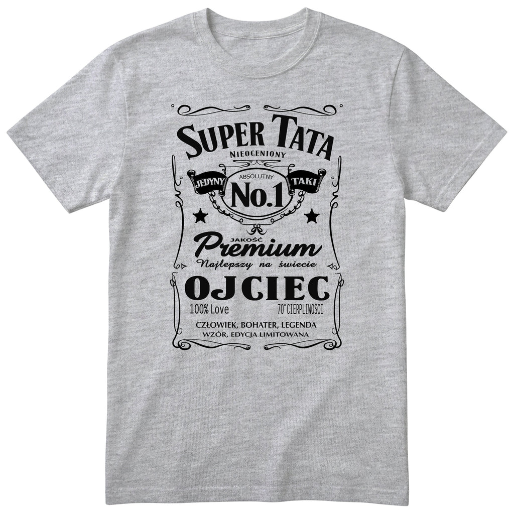 Super Tata Ojciec Whisky - Heather Grey