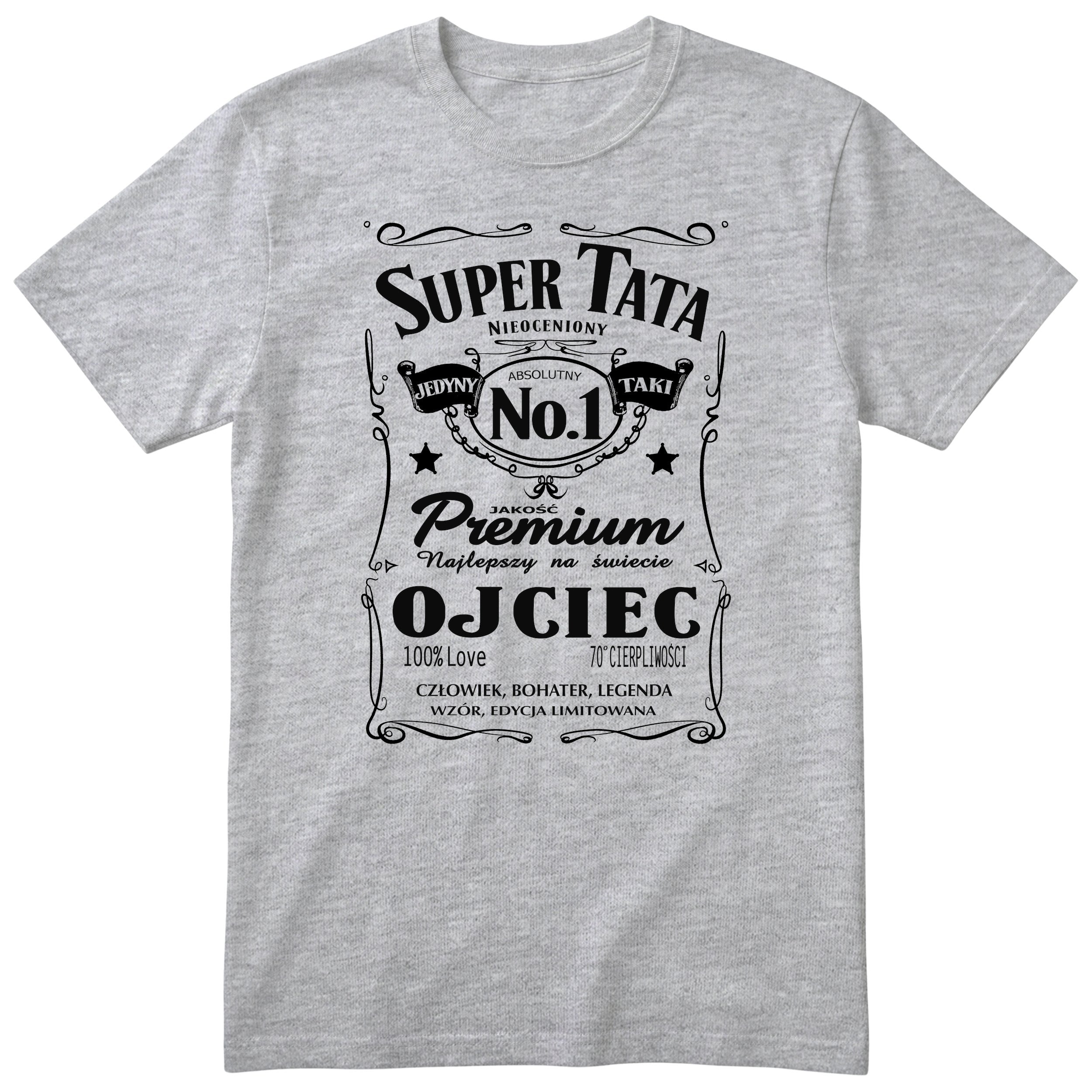 Super Tata Ojciec Whisky - Heather Grey