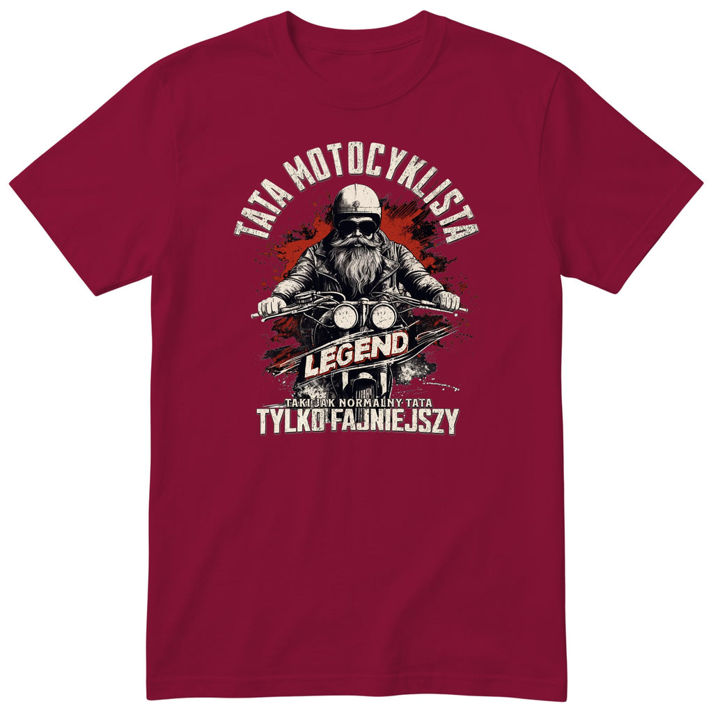 Tata Motocyklista Czerwony - Burgundy