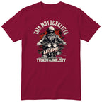 Tata Motocyklista Czerwony - Burgundy