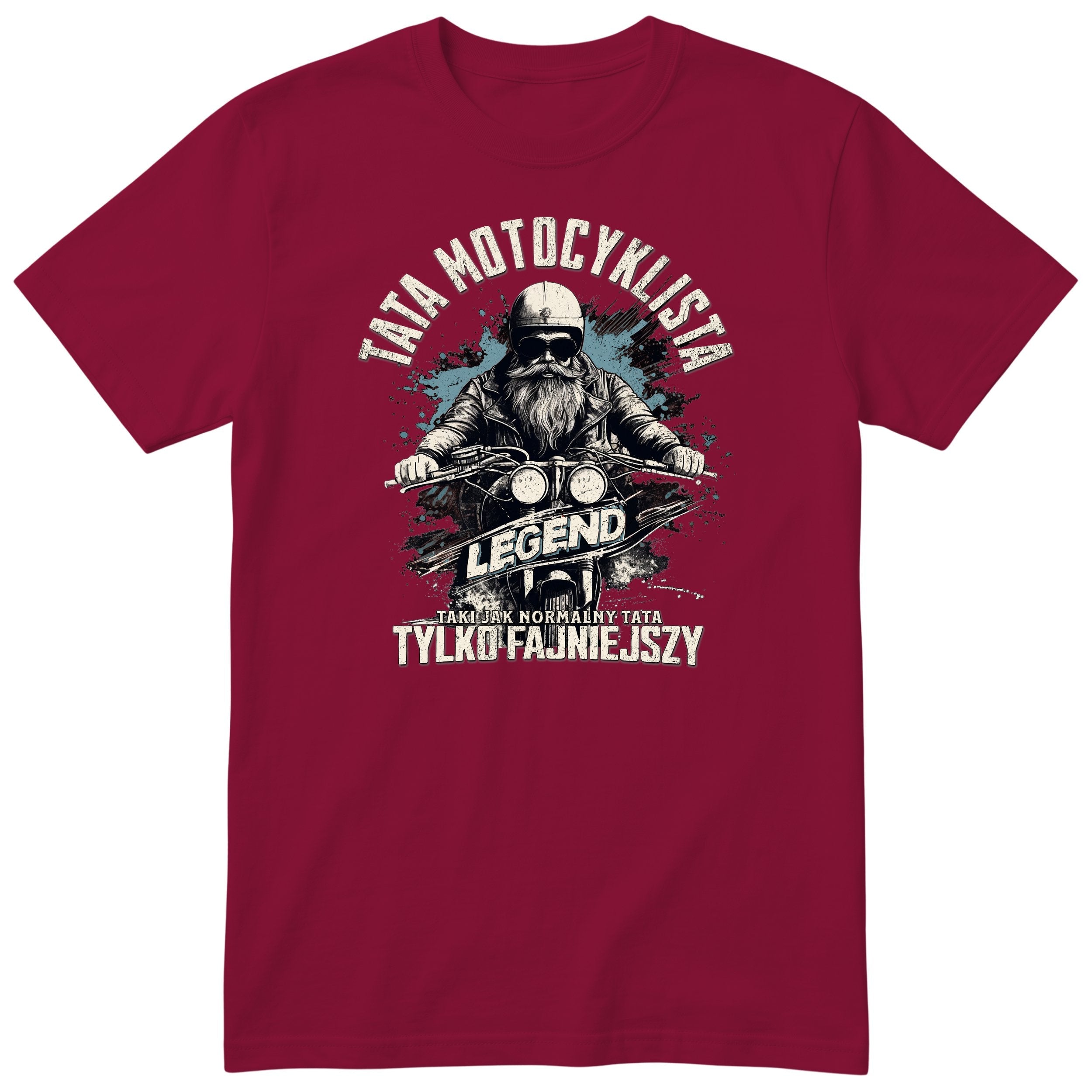 Tata Motocyklista Niebieski - Burgundy