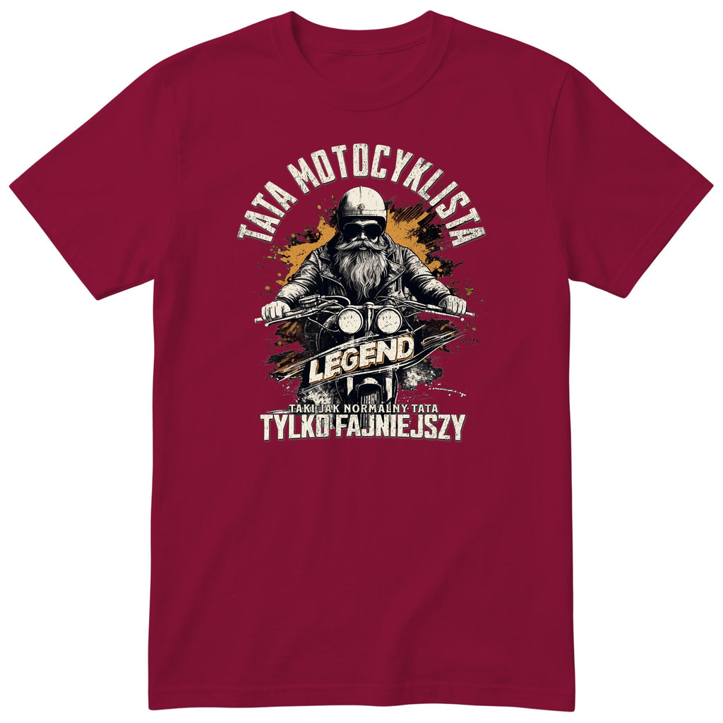 Tata Motocyklista Złoty - Burgundy