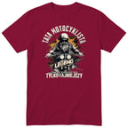 Tata Motocyklista Złoty - Burgundy