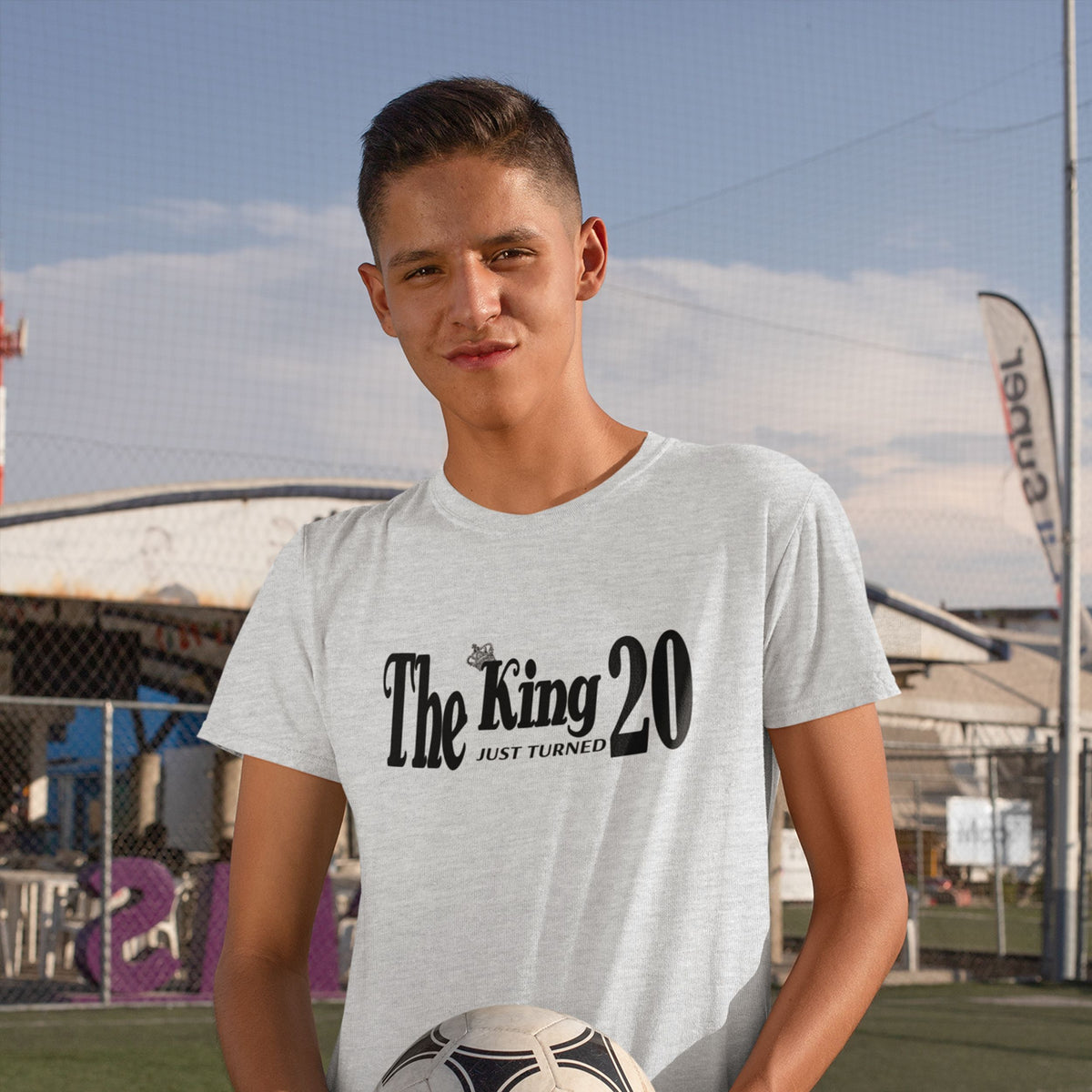 The King Just Turned 20 - 20th Birthday Shirt for Him - lifestyle photo 4 of 4