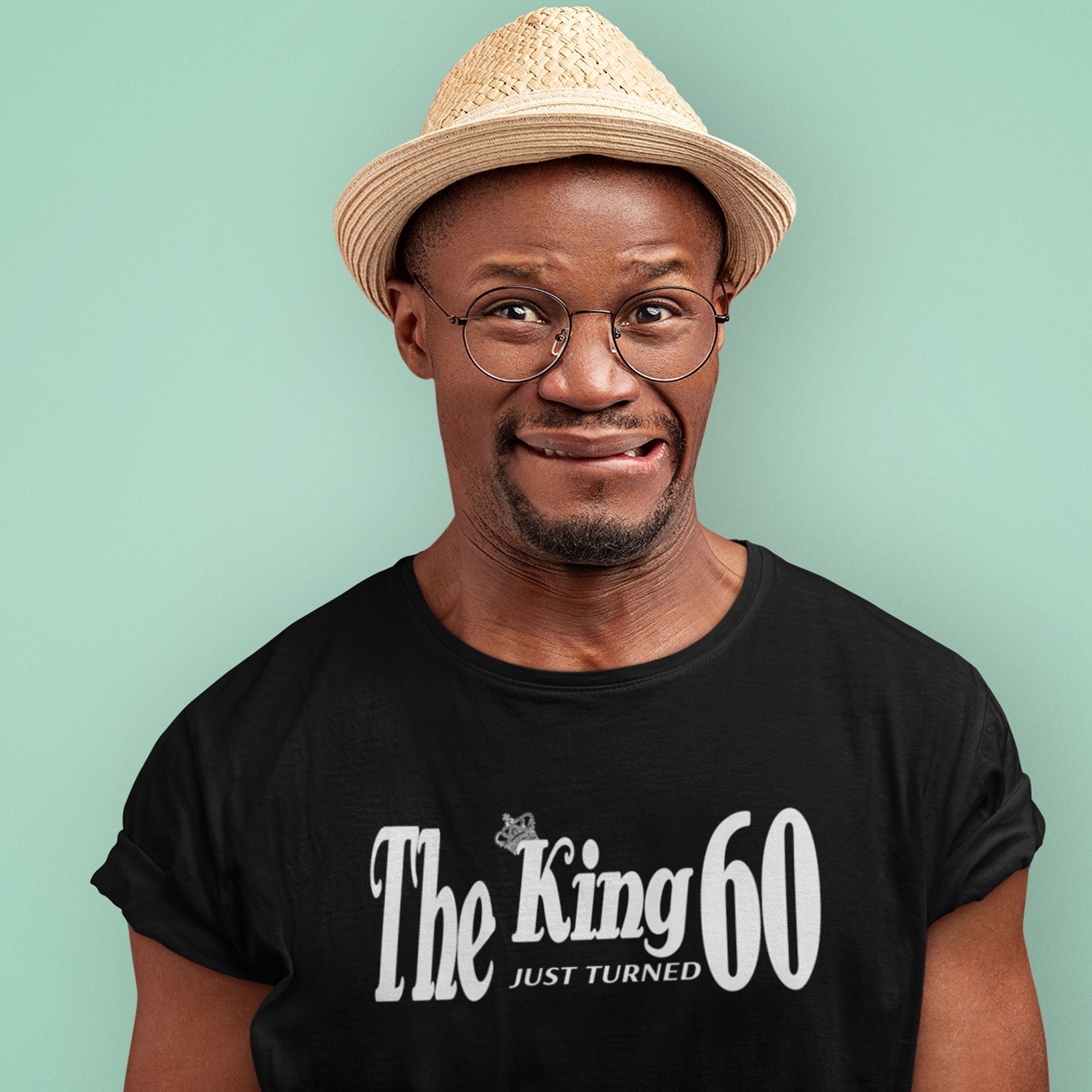 The King Just Turned 60 - 60th Birthday Shirt for Him - lifestyle photo 4 of 5