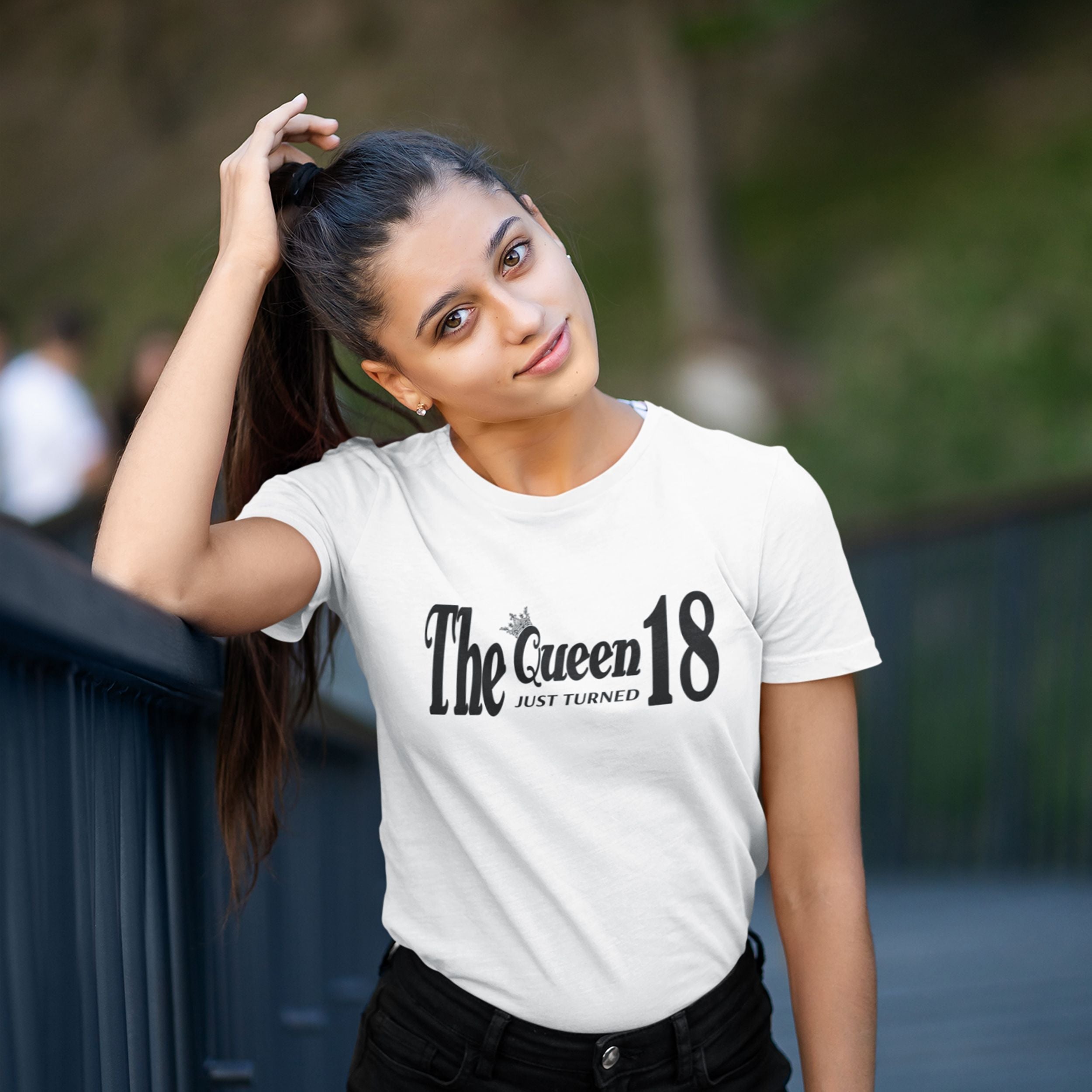 The Queen Just Turned 18 - 18th Birthday Shirt for Her - lifestyle photo 4 of 6