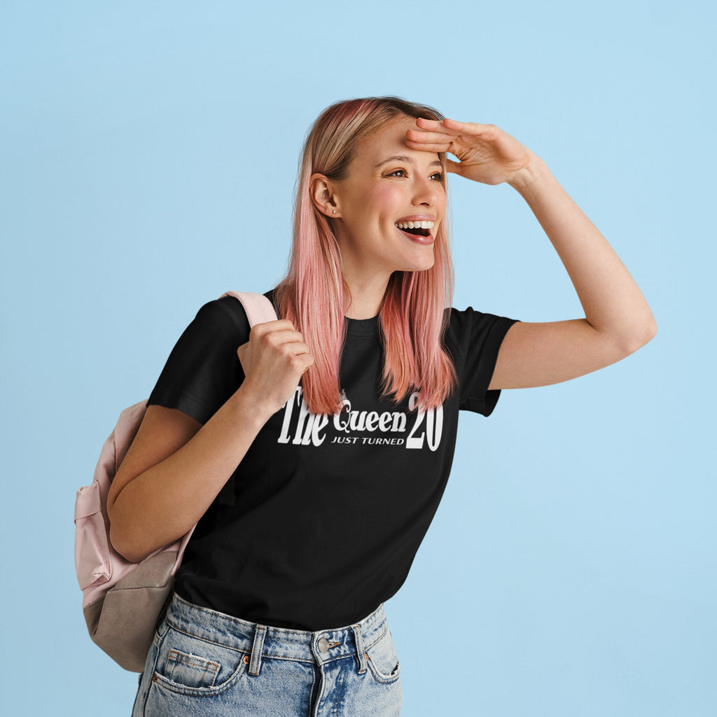 The Queen Just Turned 20 - 20th Birthday Shirt for Her - lifestyle photo 4 of 7