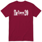 The Queen Just Turned 20 t-shirt - 20th birthday gift for her - Burgundy