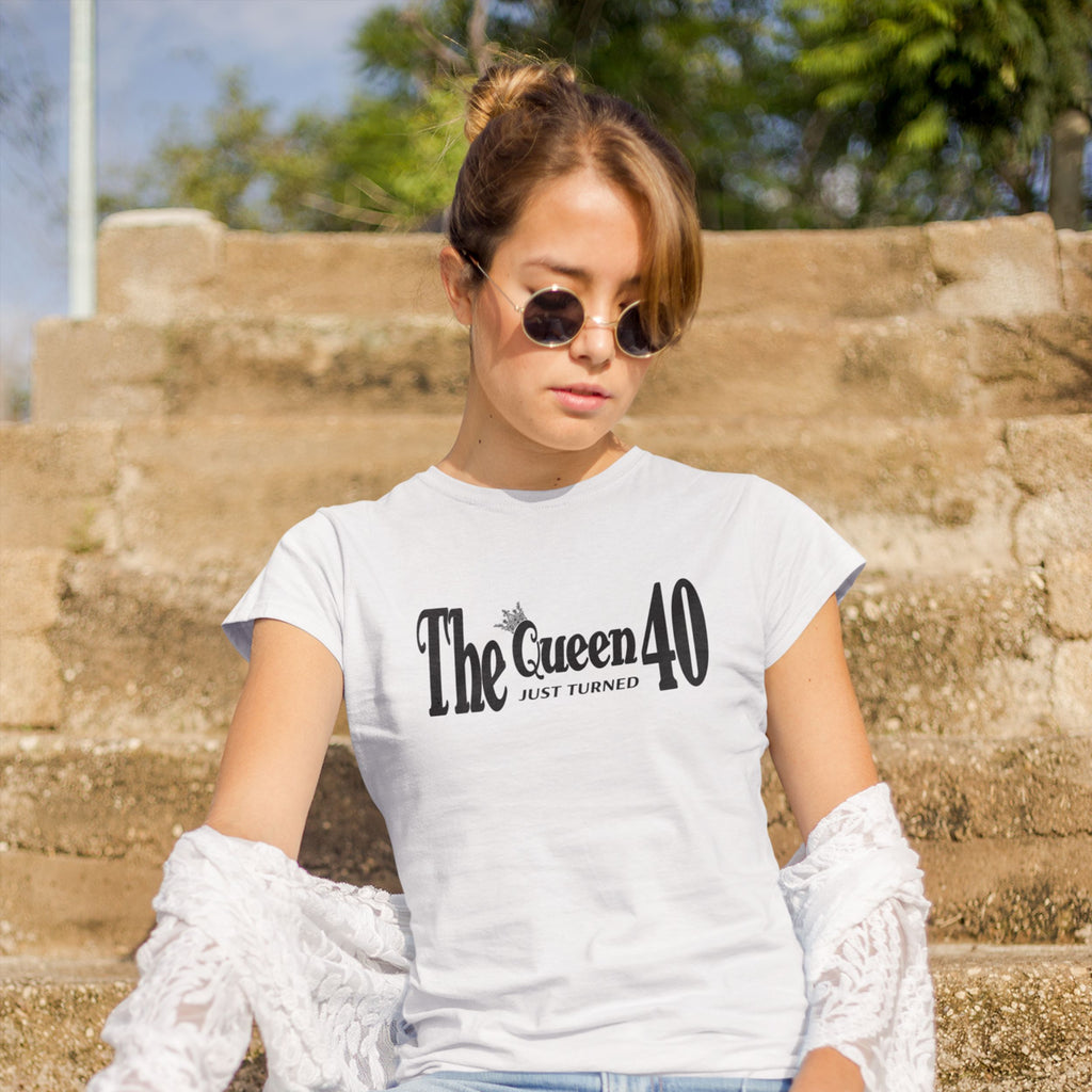 The Queen Just Turned 40 - 40th Birthday Shirt for Her - lifestyle photo 4 of 6