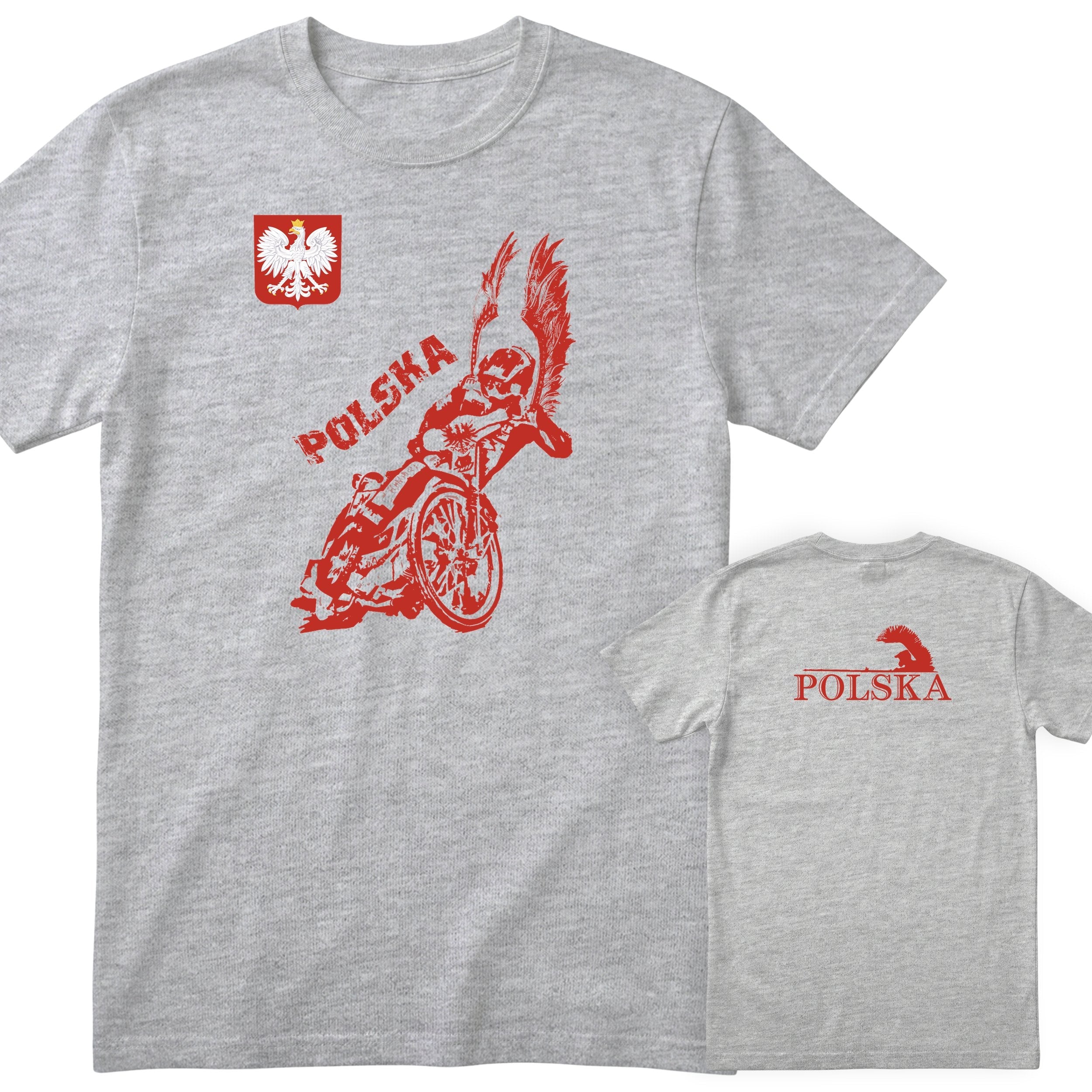 Szara koszulka ZUZEL POLSKA KOSZULKA REPREZENTACJI - koszulka kibica