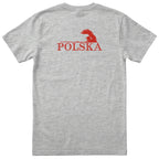 Szara koszulka ZUZEL POLSKA KOSZULKA REPREZENTACJI - tyl