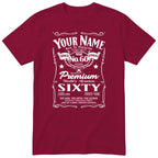 Personalised 60th Birthday T-Shirt - Aged to Perfection Gift for Dad