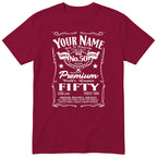 Personalised 50th Birthday T-Shirt Women Fabulous at Fifty