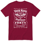 Personalised 40th Birthday T-Shirt - Aged to Perfection Gift for Him