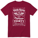 Personalised 30th Birthday T-Shirt Women Turning Thirty Gift
