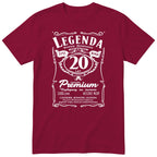 Koszulka Legenda 20 Lat - bordowa