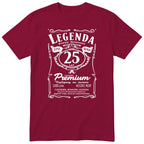 Koszulka Legenda 25 Lat - bordowa