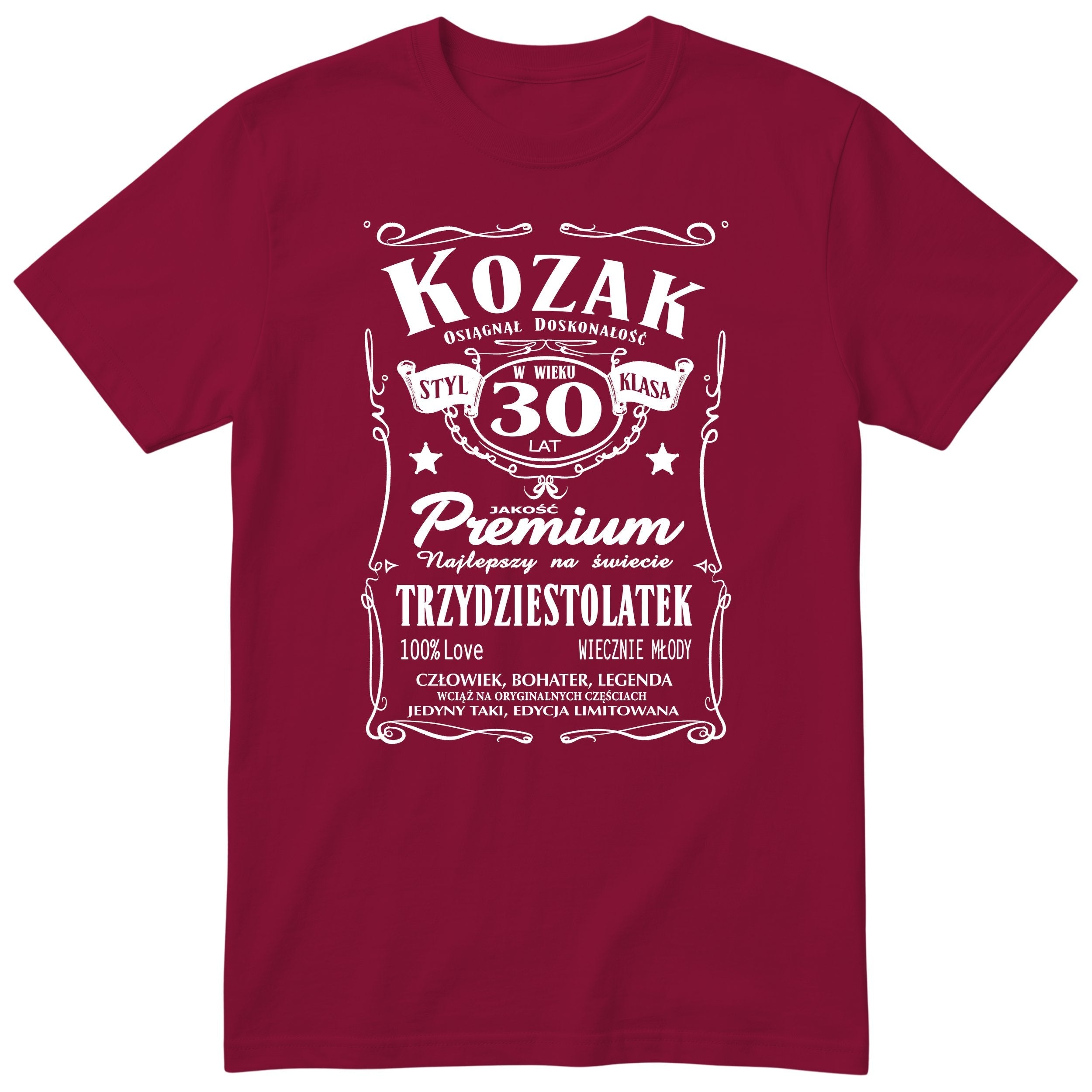 Koszulka bordowa