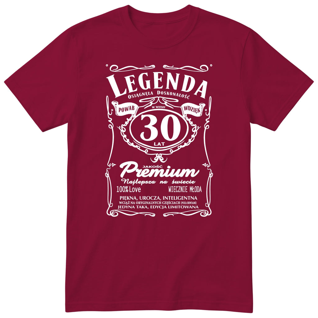 Legenda 30 Lat - Koszulka Urodzinowa Polish Birthday Gift for Her
