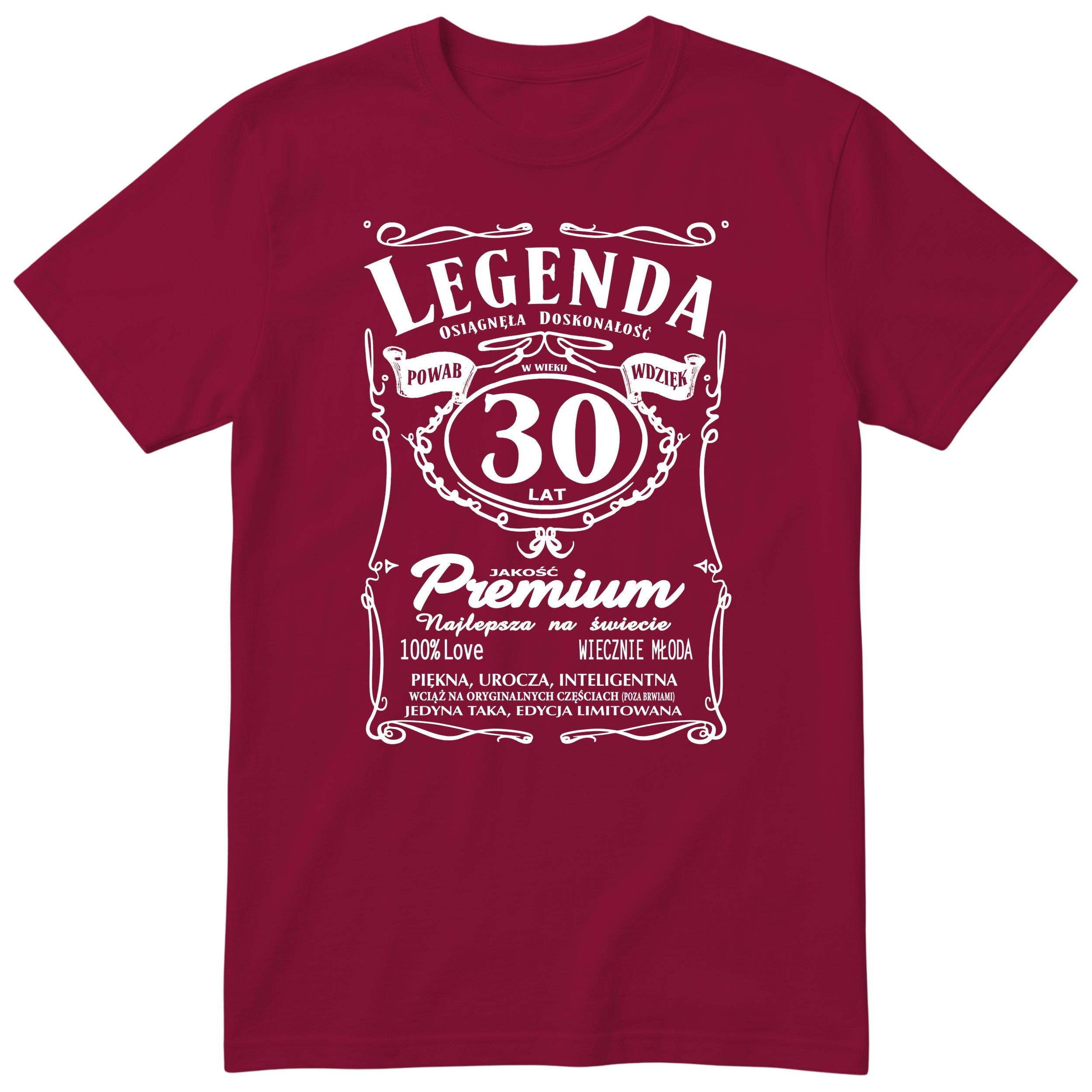 Legenda 30 Lat - Koszulka Urodzinowa Polish Birthday Gift for Her