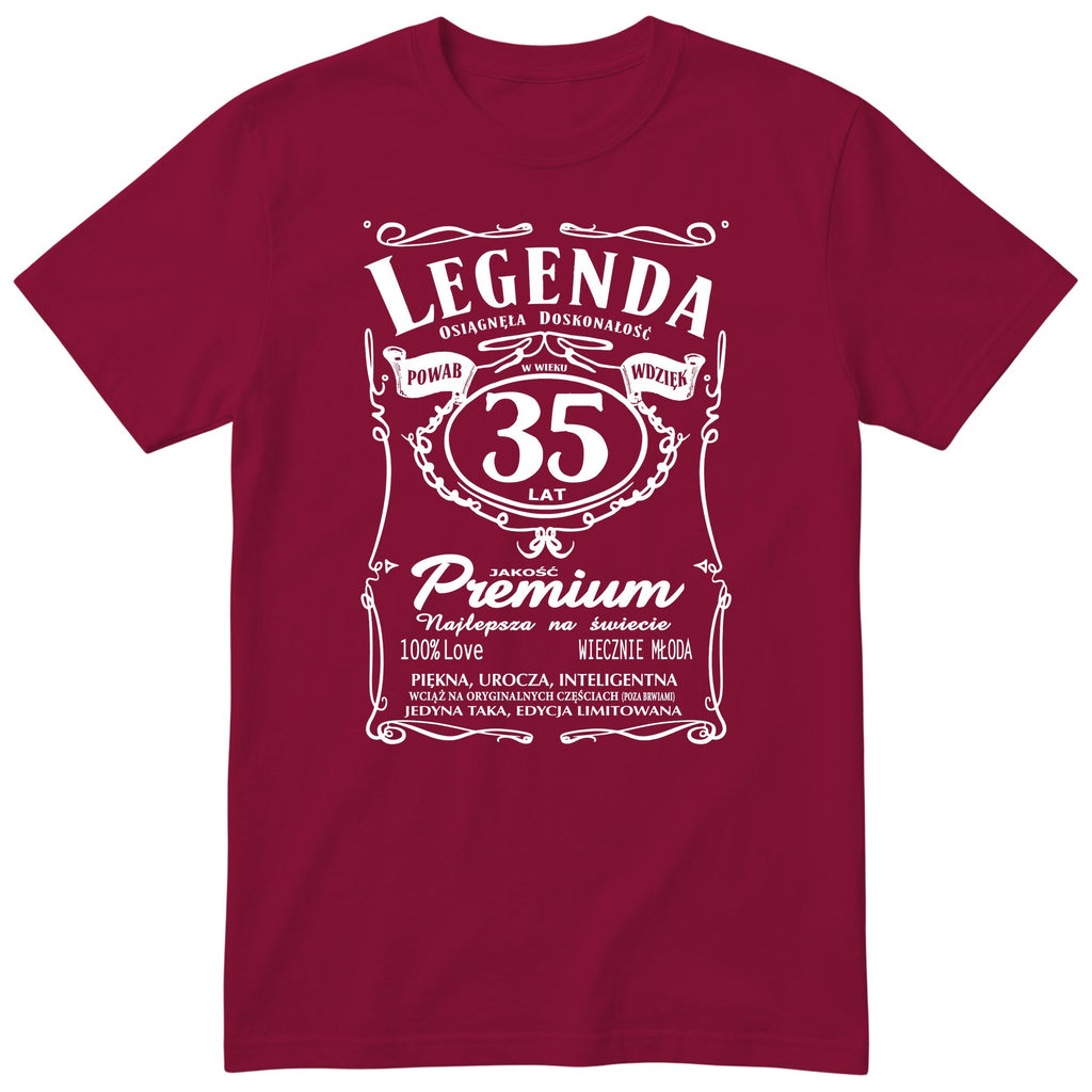 Legenda 35 Lat - Koszulka Urodzinowa Polish Birthday Gift for Her