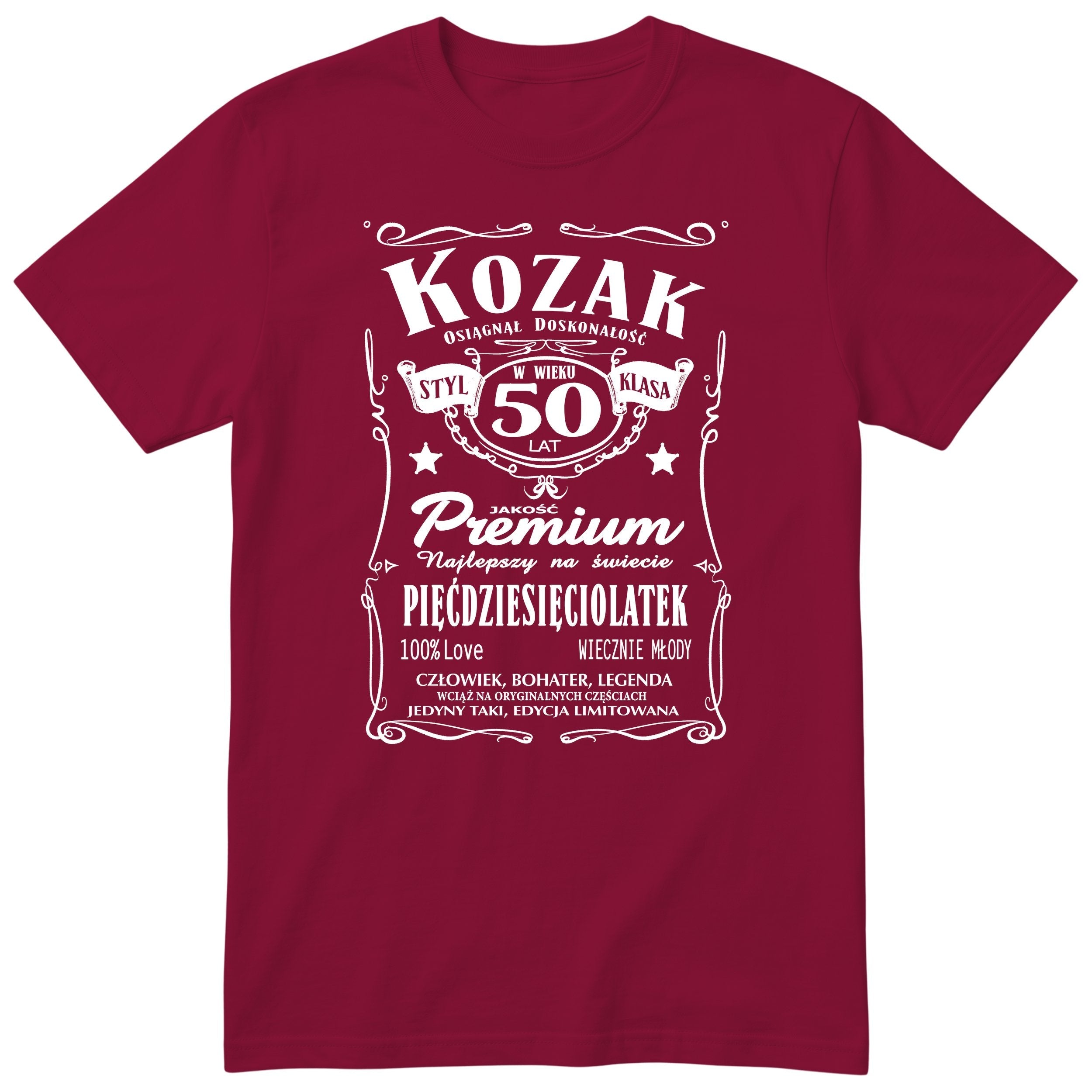Koszulka bordowa