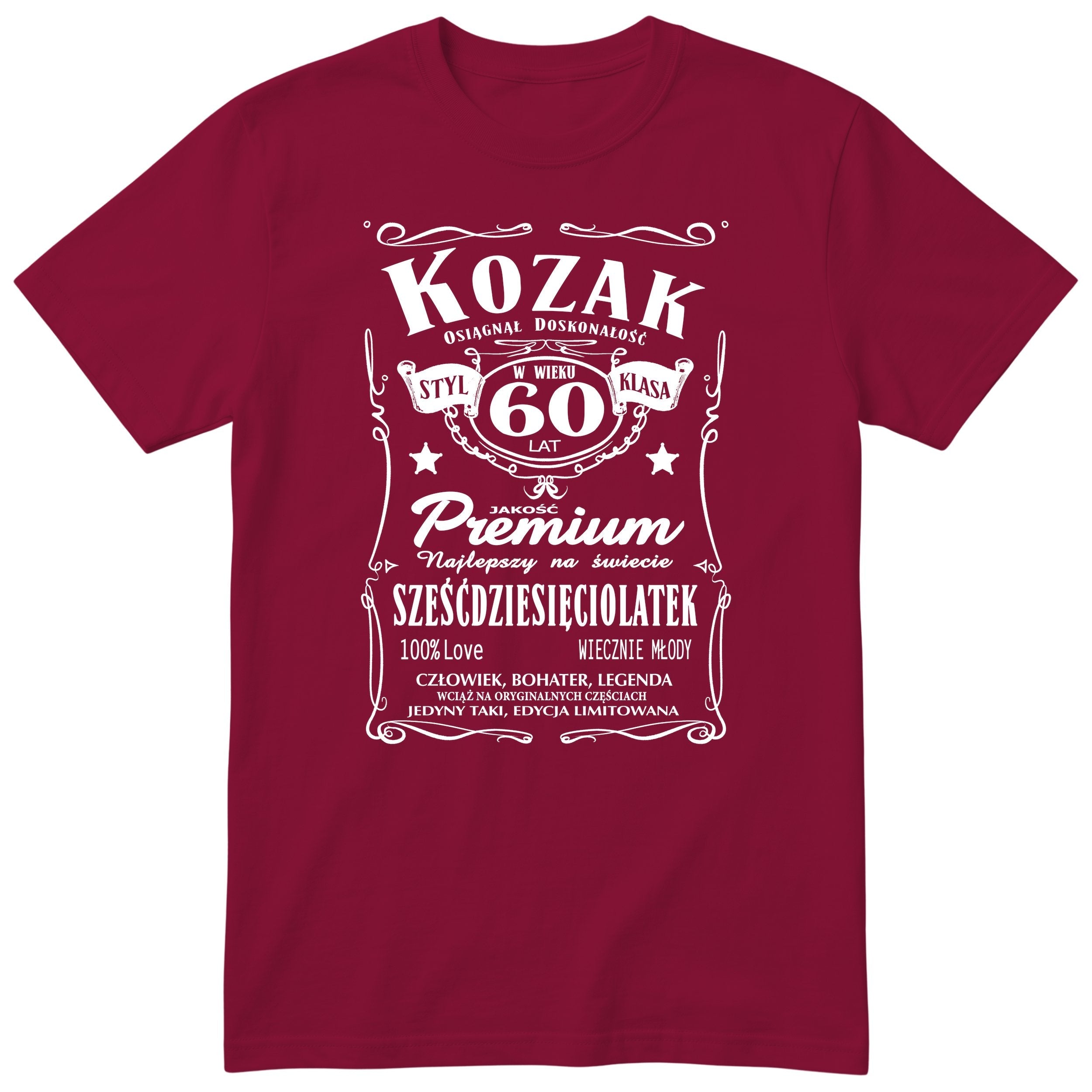 Koszulka bordowa