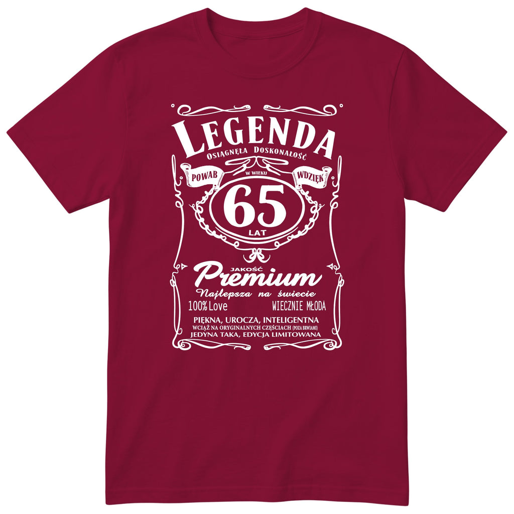 Legenda 65 Lat - Koszulka Urodzinowa Polish Birthday Gift for Her