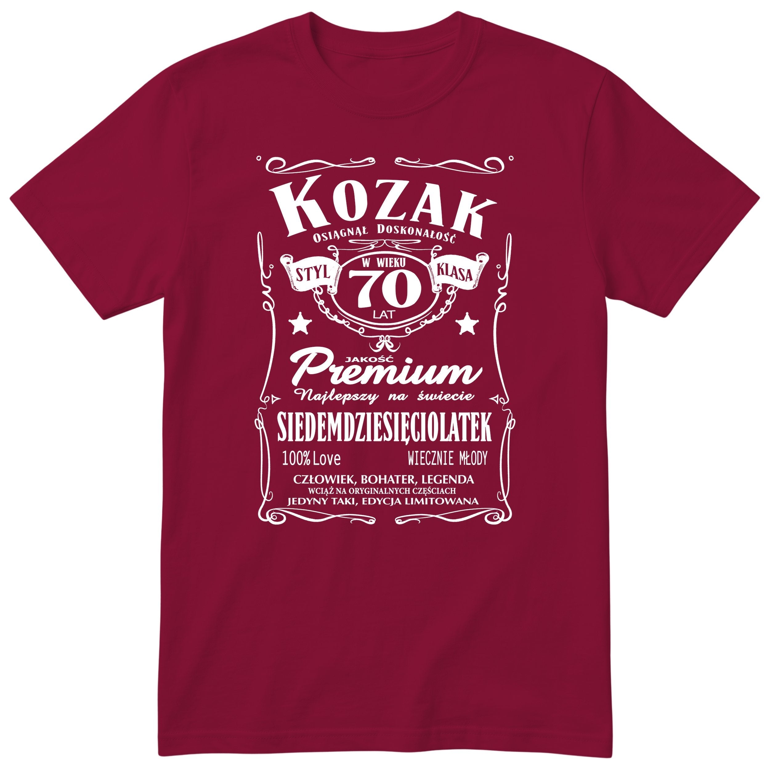 Koszulka bordowa