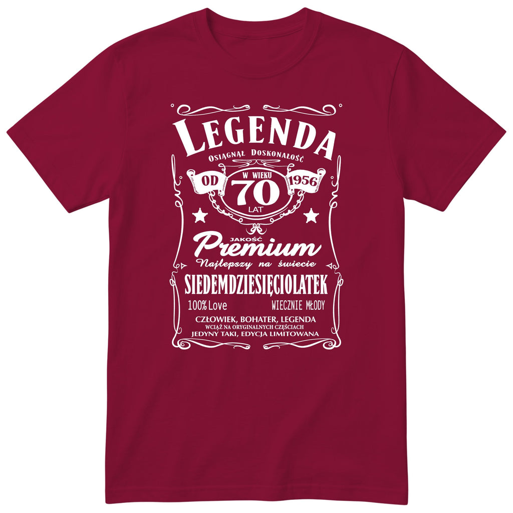 Legenda 70 Lat Koszulka - Polish 70th Birthday Gift T-Shirt Men 1956