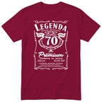 Koszulka Legenda 70 Lat - bordowa