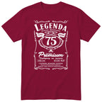 Koszulka Legenda 75 Lat - bordowa