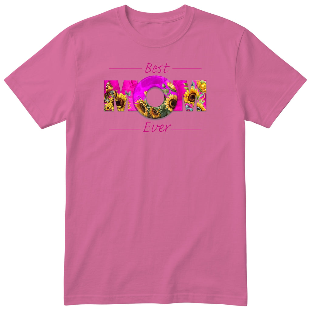Best Mom Ever Pink Sunflower - Pink
