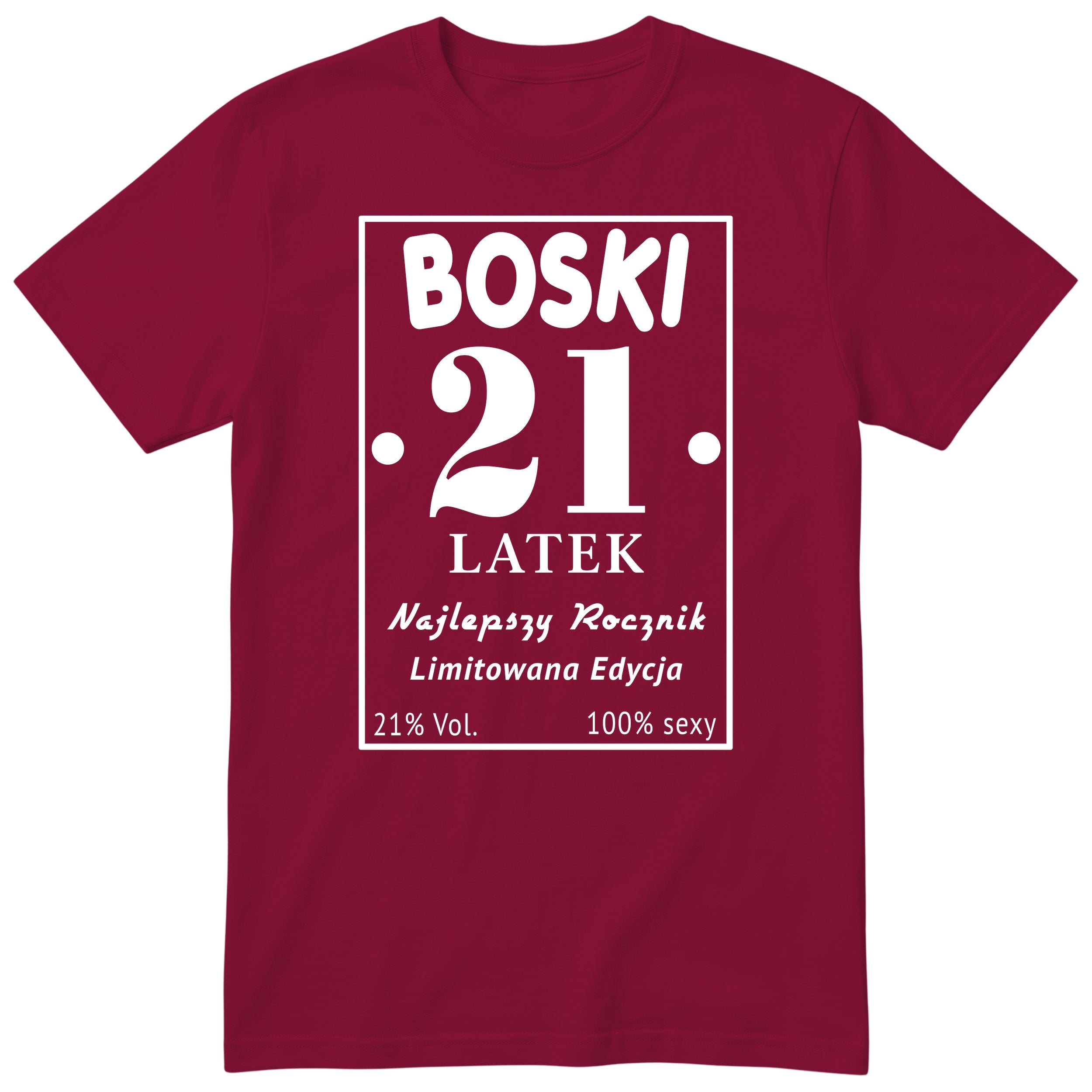 Boski 21 Latek - bordowa