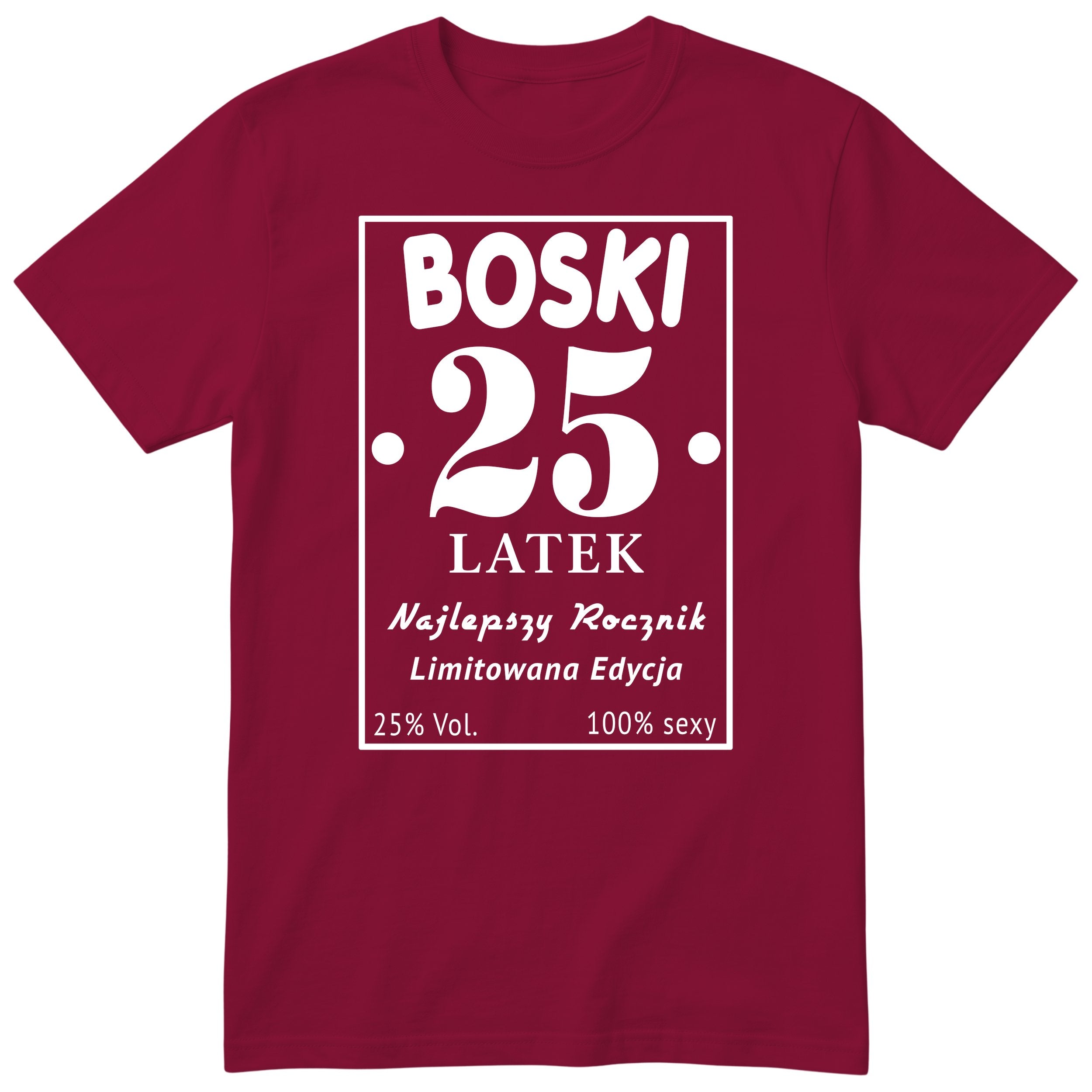 Boski 25 Latek - bordowa