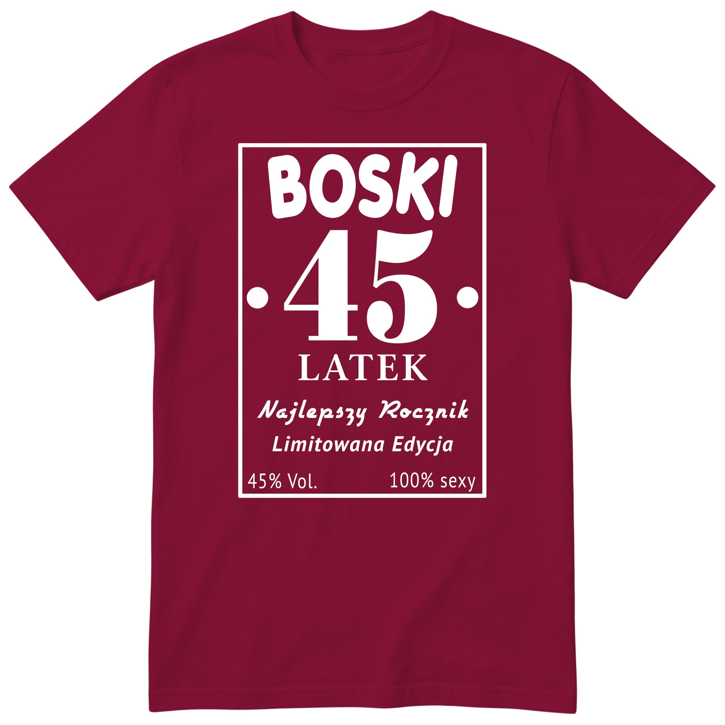 Boski 45 Latek - bordowa